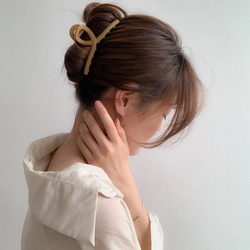 Jedai Jepitan Silang Bulat / Jedai Rambut Doff / Jepitan Rambut Korea / Jepit Rambut Salon Jumbo / Jedai Import / Jedai Fashion