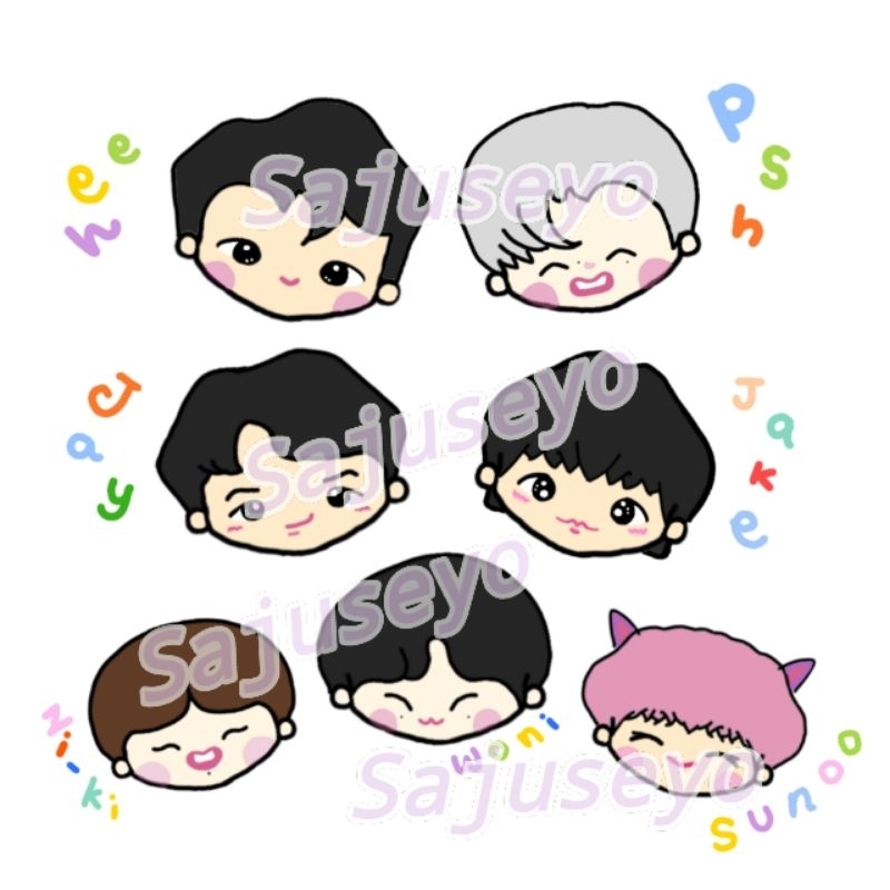 

Sticker Enhypen , stiker heeseung