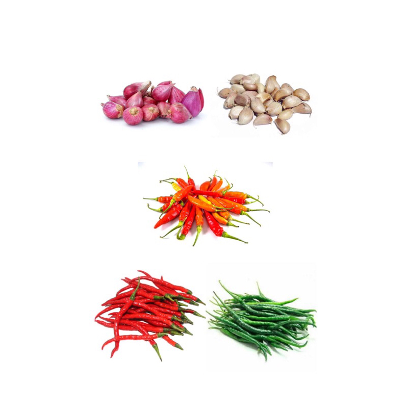 

PAKET CABAI RAWIT, CABAI MERAH DAN HIJAU KERITING DAN BAWANG PUTIH DAN MERAH MURAH