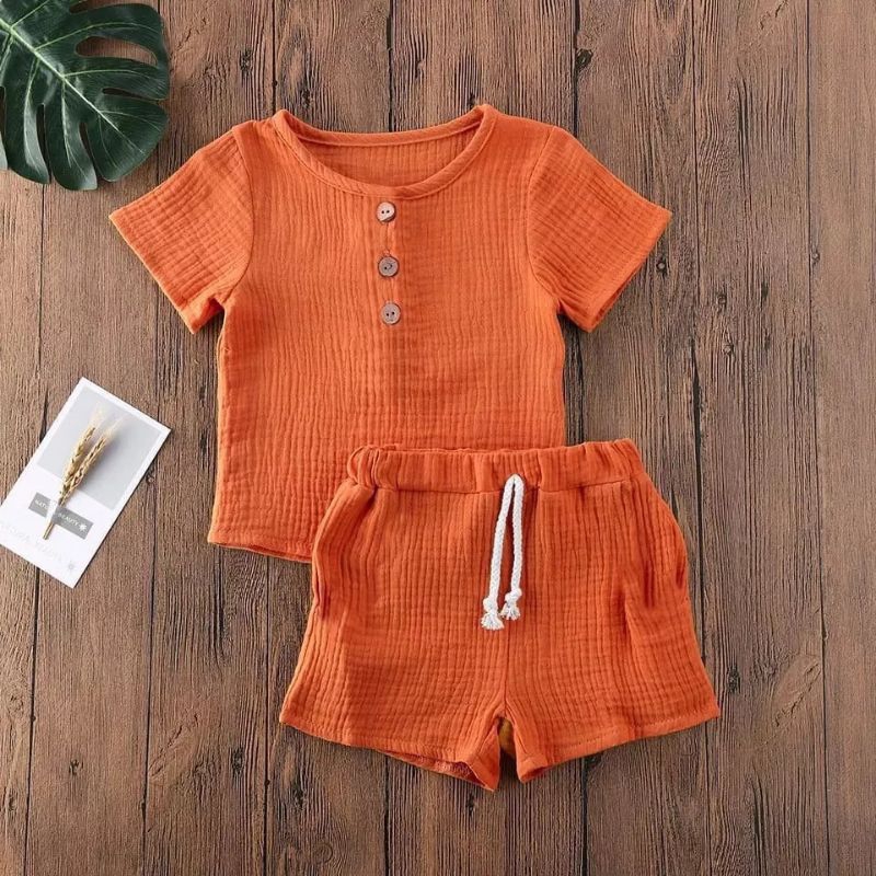 SET ANAK CREPE / SETELAN ANAK BALITA PEREMPUAN LAKI LAKI