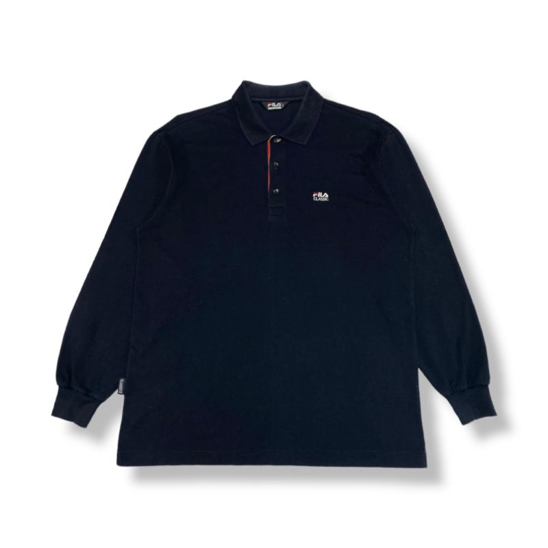 Polo Long Sleeve Fila Classic navy