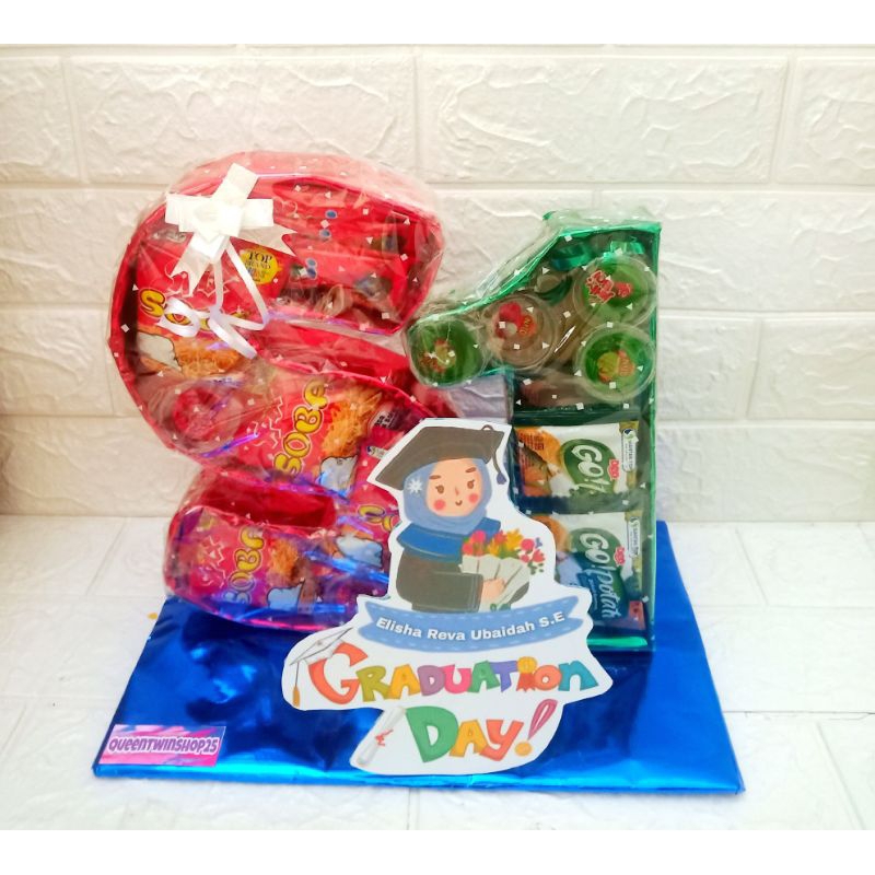 

HAMPERS WISUDA/KADO WISUDA/SNACKTOWER/SNACK KARAKTER