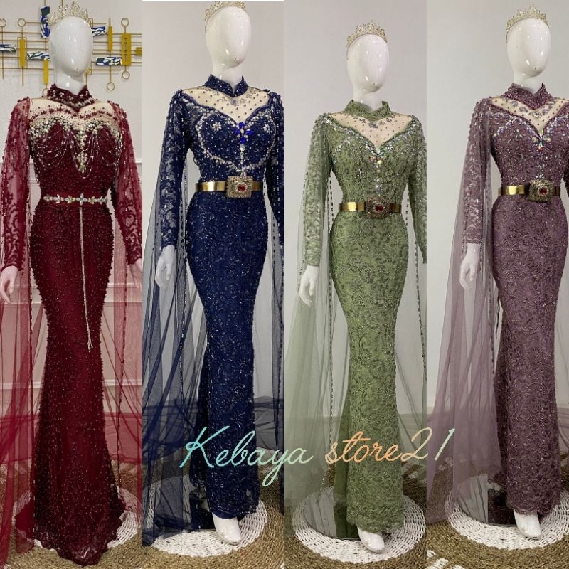 GAUN KEBAYA NIKAH MODEREN