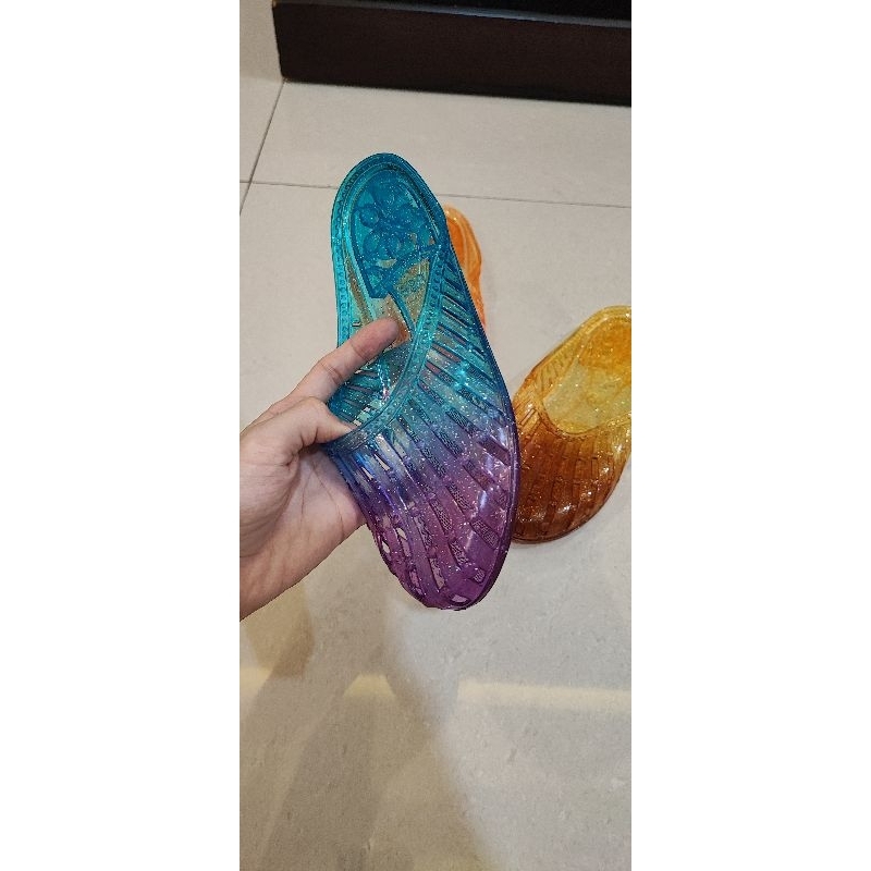 Sandal jelly kerang NEW COLOR gradasi (37-41)