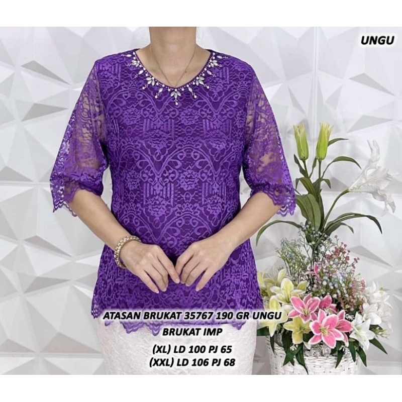 Atasan Brukat Cantik Mutiara 35767 (XL-XXL)