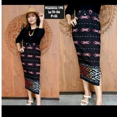 ROK SPAN TENUN TRJ HITAM 7/8