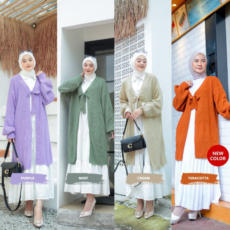 NEW HIJACKET | Jaket Hijabers | Hijacket ARA Series | jaket rajut | jaket premium