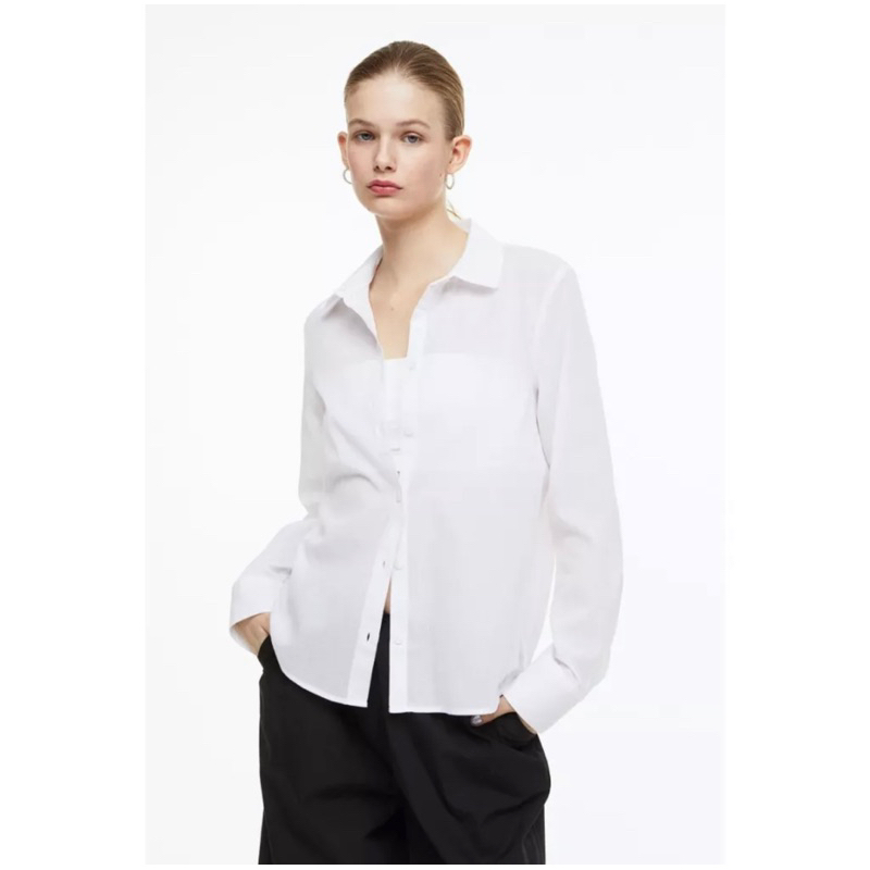 Hm cotton poplin  blouse original