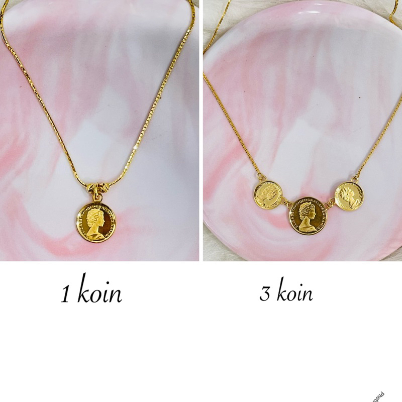 kalung alta koin terbaru limited emas asli kadar 700 best seller