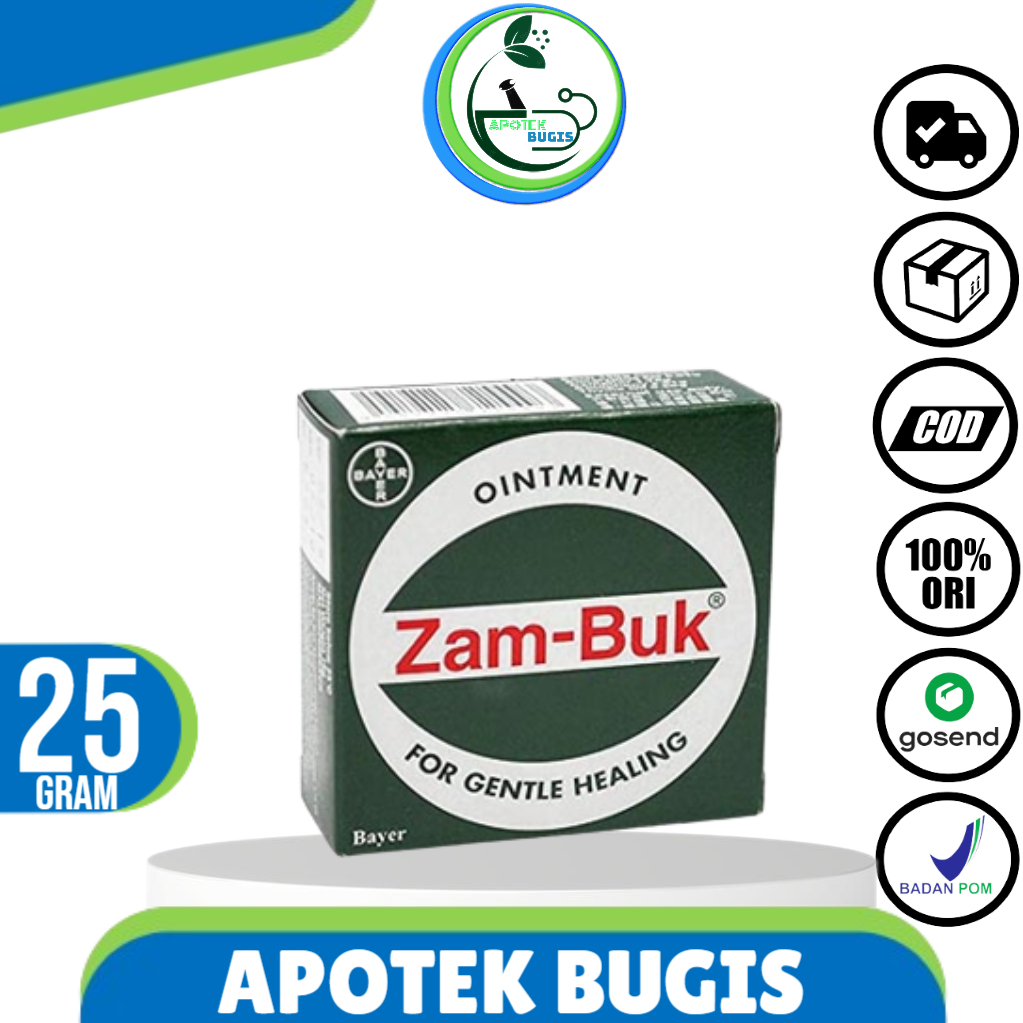 Zambuk Medicated Ointment 25g Salep Zam Buk Memar Digigit Nyamuk Nyeri Gatal