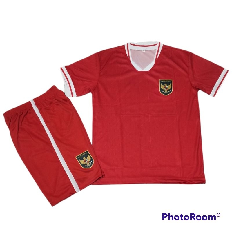 SETELAN JERSEY TIMNAS INDONESIA ANAK UMUR 7-14 THN/SETELAN BAJU BADMINTON ANAK/SETELAN JERSEY BADMINTON ANAK