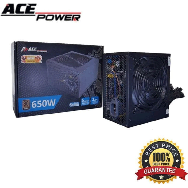 Power Supply Ace Power FP 650Watt 80+ Bronze V2 - PSU 650W 80+