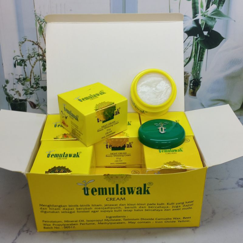 [LUSINAN] ORIGINAL CREAM TEMULAWAK MALAM WHITENING