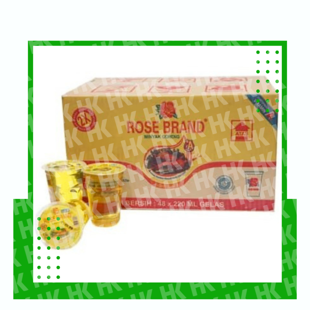 Minyak Rose Brand Gelas (1 Dus)