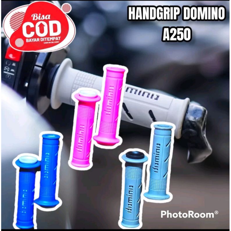 Handgrip Domino, grip, hanfat domino, hangrip pink, grip domino, abu, biru universal