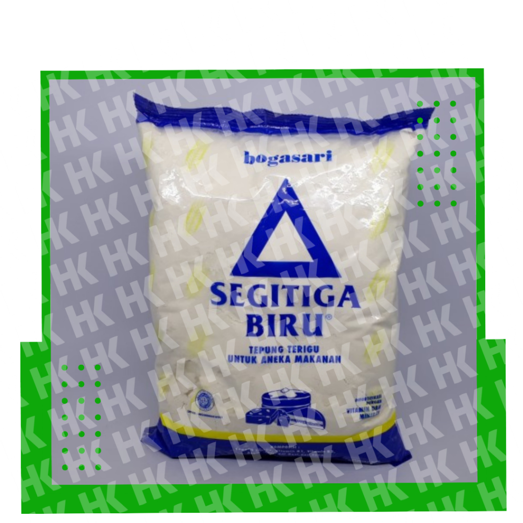 

Terigu Kemasan Segitiga Biru 1 kg