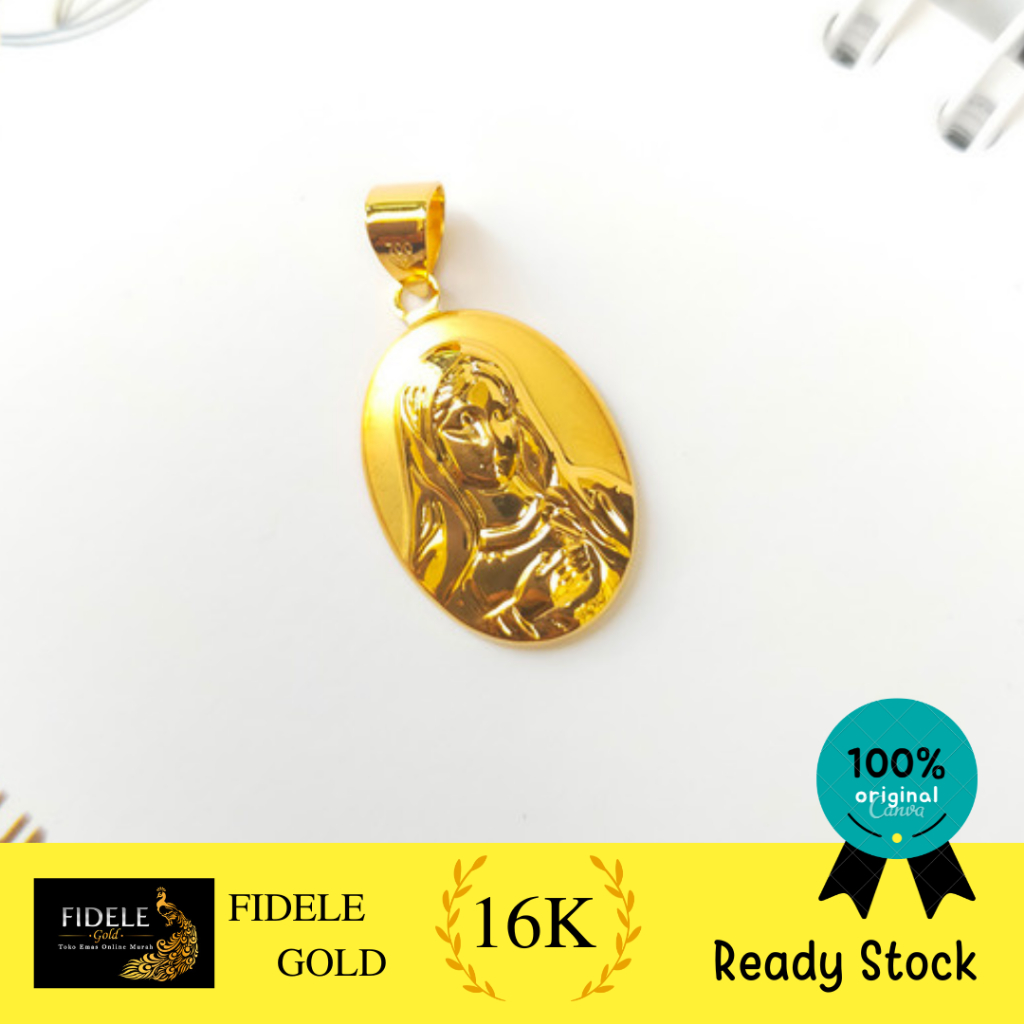 liontin bunda maria emas kadar tua 70% UBS 700