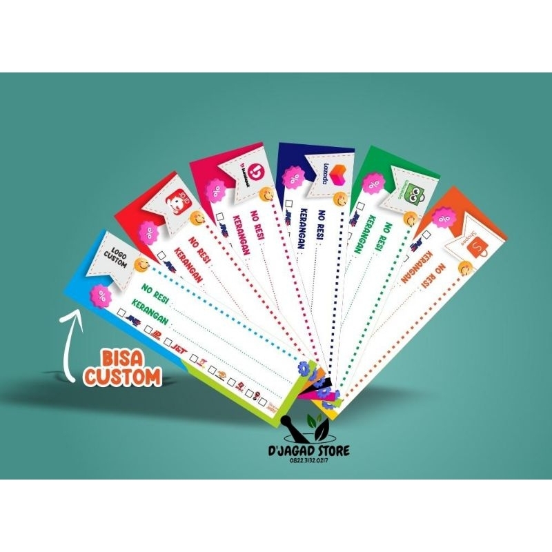 

Stiker Pengiriman Resi Marketplace / Bahan Stiker Hvs