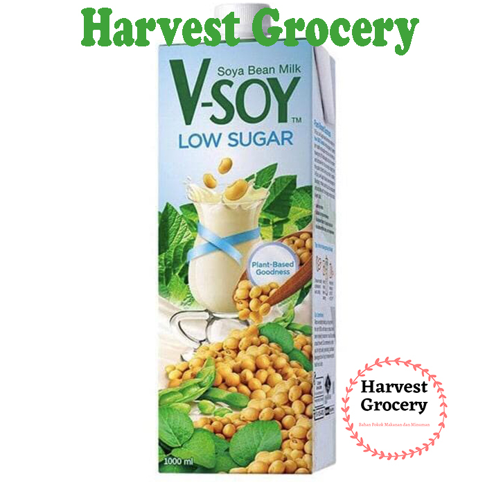 

V-SOY Susu Kedelai / Soya Bean Milk Low Sugar 1 Liter