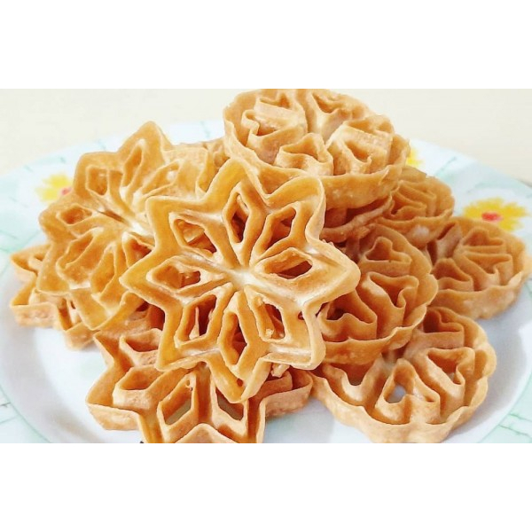 

Kue Kembang Goyang Mini Manis 250 Gram