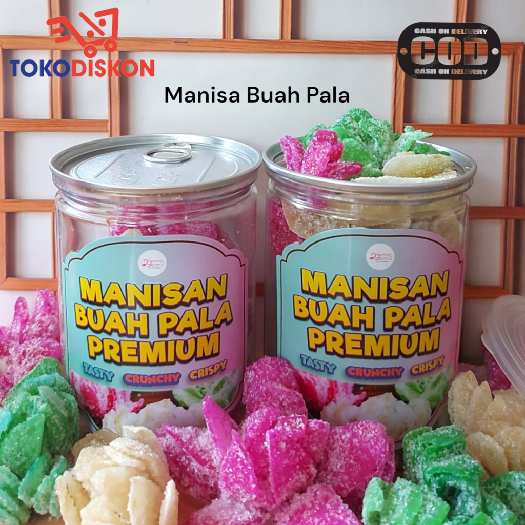 

Can Manisan Buah Pala Manisan Pala Kering Kualitas Premium