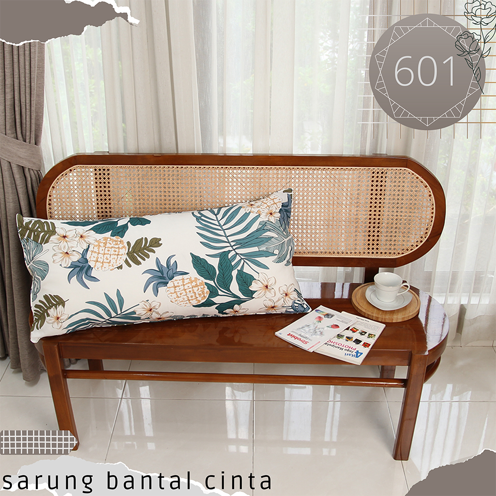 Sarung bantal cinta Premium 45x95( tanpa rumbay )