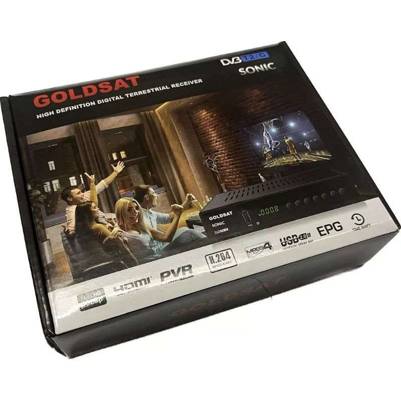 GOLDSAT SONIC SET TOP BOX STB TV Digital  Set top box DVB-T2 KUALITAS TERBAIK