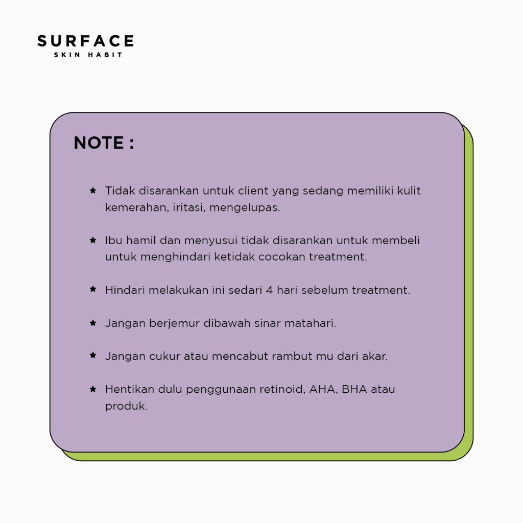 Surface Skin Habit - Super Facial