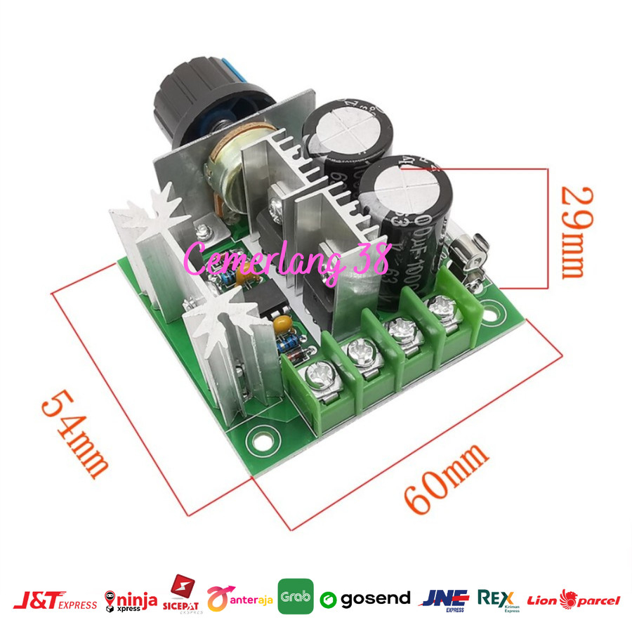 Speed Controller/PWM DC/Dimmer DC 12V-40V 10A