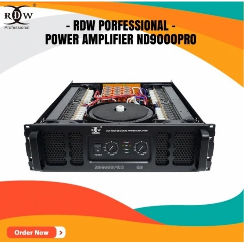 POWER AMPLIFIER ND9000PRO / ND 9000 PRO / ND9000 PRO GB RDW