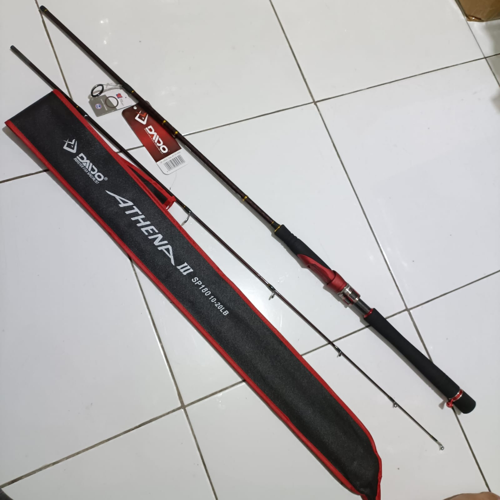 Joran Daido ATHENA III {CARBON SOLID} 150CM - 180CM Kualitas Jepang Asli Kuat