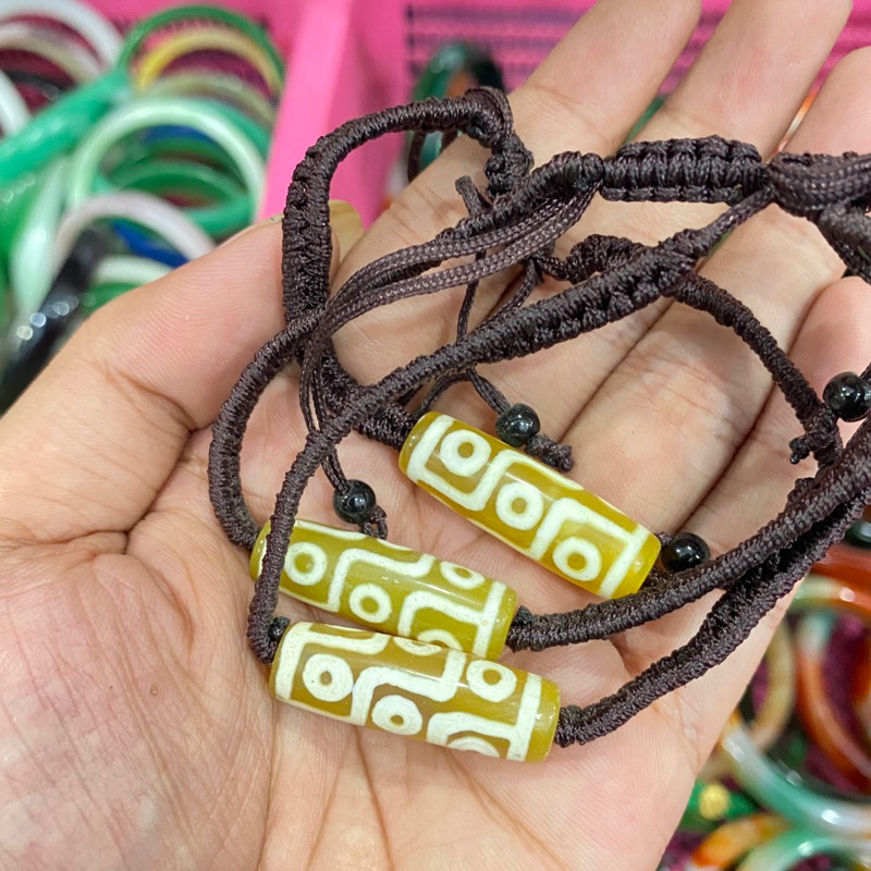 Gelang Giok Keberuntungan Gelang Adjustable Gelang Tali Merah