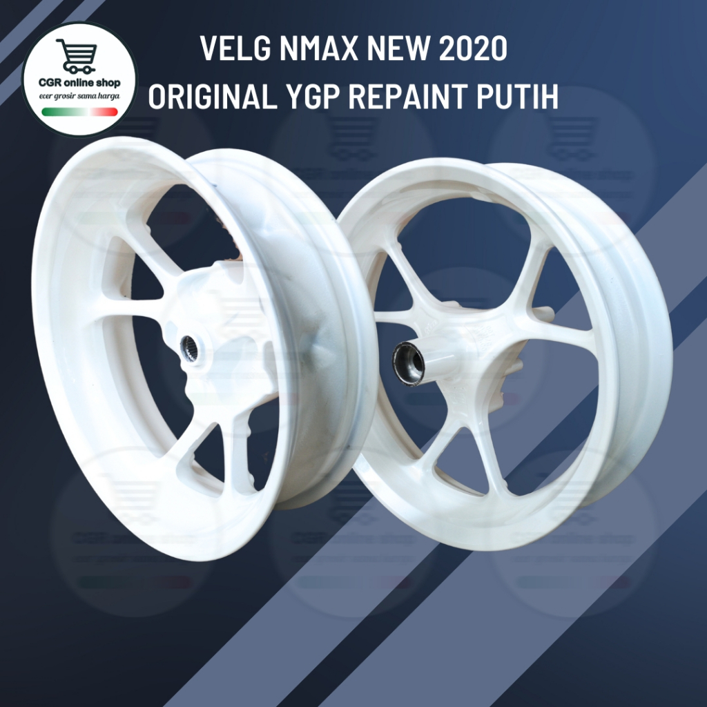 Velg Yamaha NMAX New 2020-2023 Original YGP Repaint Putih