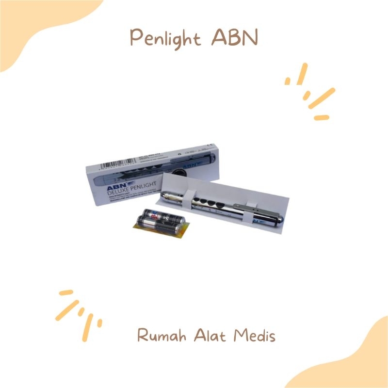 Penlight ABN / Senter ABN Sinar Kuning / Senter Medis
