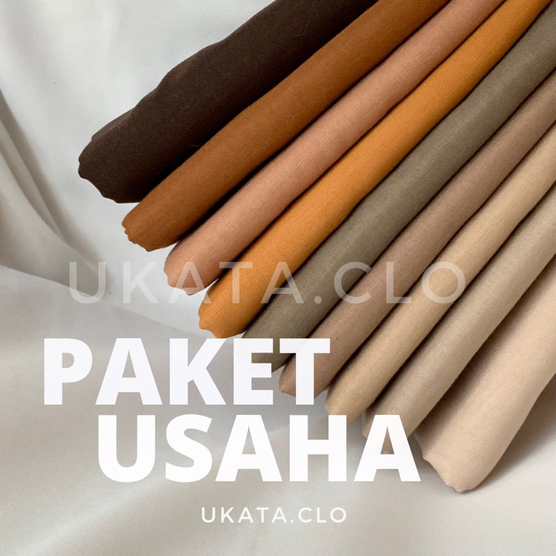 Paket Usaha Ukata.clo | Paris Premium | Pashmina Ceruty | Pashmina Malay