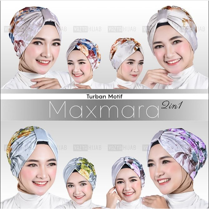 Turban Penutup kepala Wanita Dewasa Muslim Modern Mewah Trendy Cantik Modis Trend Kekinian 2023 Turb