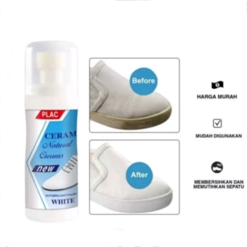 Pemutih - Pembersih Sepatu Sneakers Sandal Botol Sikat Shoes Cleaner