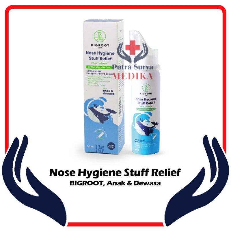 Bigroot Nose Hygiene 50ml Kids &amp; Adults Untuk Sinus