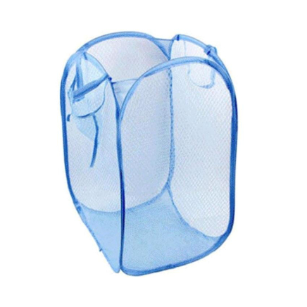 Keranjang Basket Lipat Cucian Baju Kotor Laundry Bag Kantong Pakaian Jaring