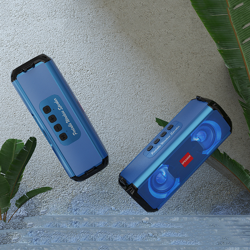 Speaker Bluetooth 5.0 Portable Audio Wireless Super Bass 360°Stereo Bluetooth RGB LED Speaker