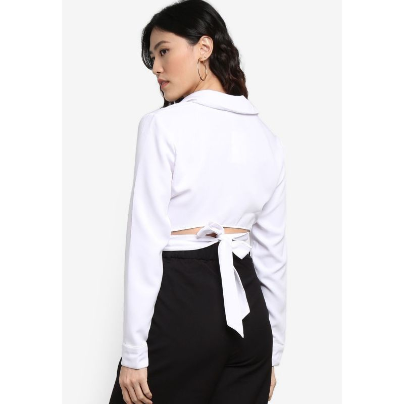 RX FASHION - AMILLA BLOUSE CROP WANITA