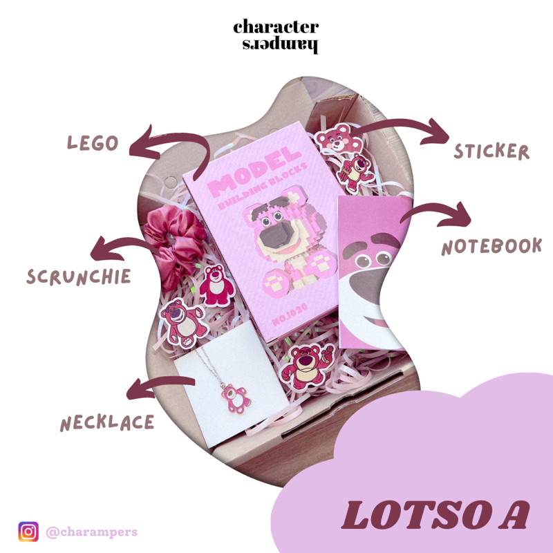 Hampers Gift Box Kado Lotso | Character Hampers - Hadiah