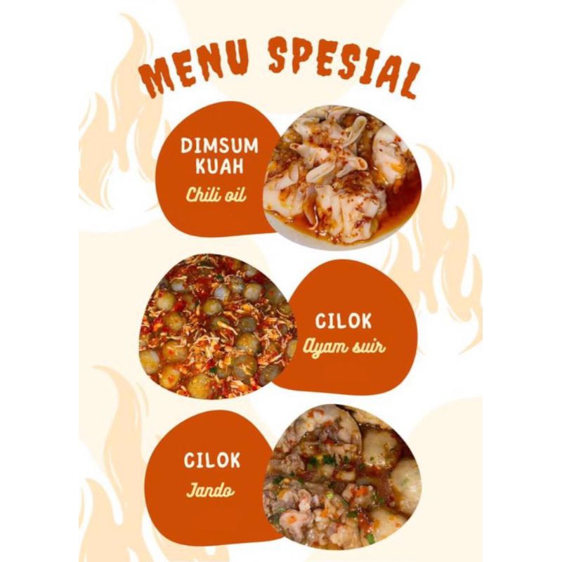 

cilok | cilok jando | dimsum kuah | baso aci