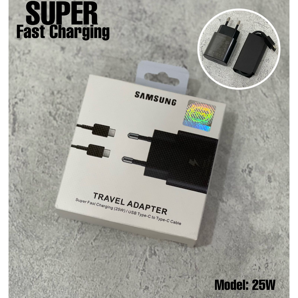 MINIGO Charger Samsung 25W tipe c ke tipe c Fast Charging USB C to USB C