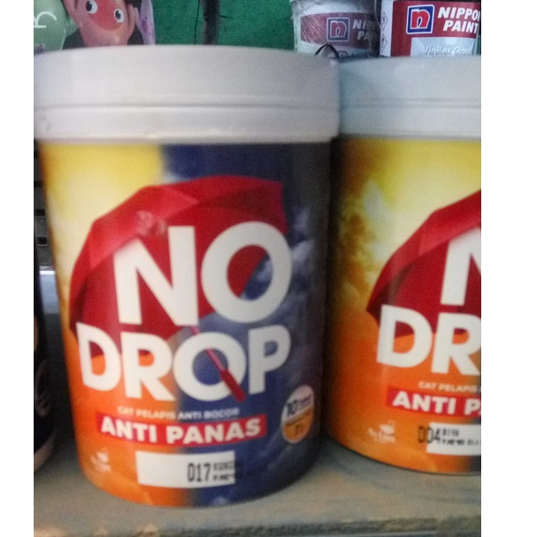 Cat Nodrop Anti Panas 20KG Cat Pelapis Anti Bocor dan Anti Panas 10 Tahun - 024 Gun Mental