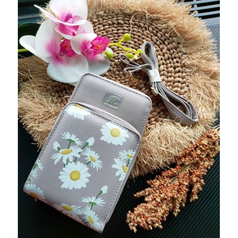 SECOND tas selempang Flora Jims Honey tas hp