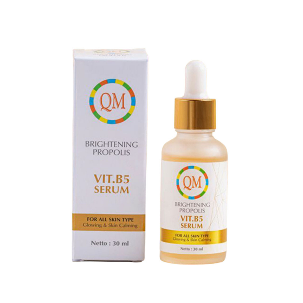 Qm Brightening Propolis Serum VIT. B5 - Serum Glow Up Viral - Serum Brightening Glowing Pencerah Wajah