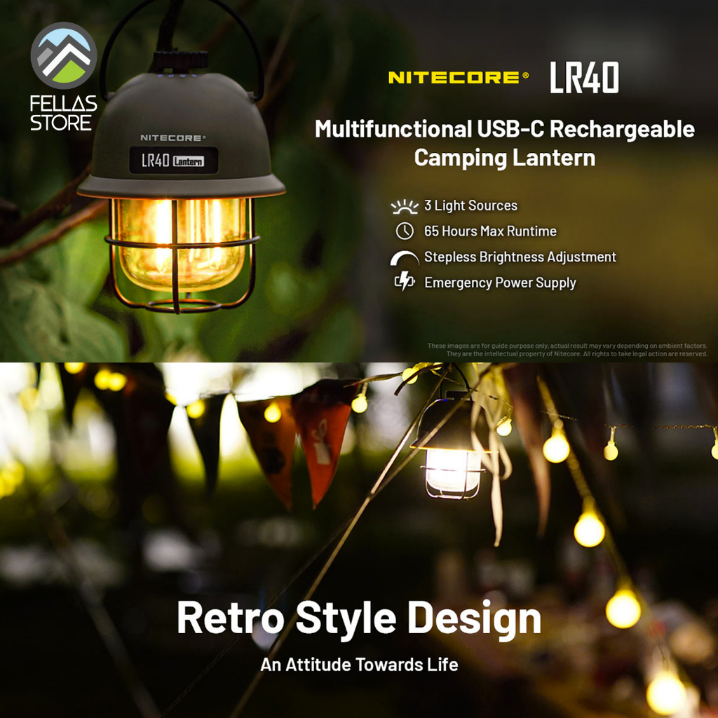 Nitecore - Camping Lantern LR40 100 Lumens