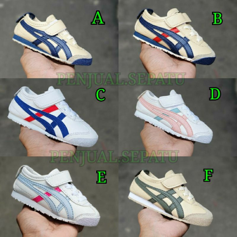 SEPATU ONITSUKA TIGER KIDS ,SEPATU ANAK CEWEK COWOK BEST SELLER