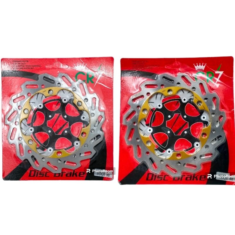 PIRINGAN CAKRAM BELAKANG NINJA RR MODEL FLOWER GOLD CR7 NR55